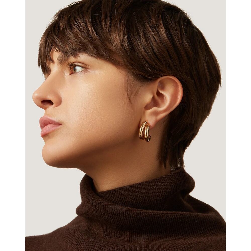 Jenny Bird Florence Earrings - Gold - Picture 2 of 4